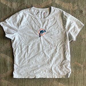 Gray Miami Dolphins T-Shirt